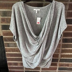 Women’s Maurice’s Super Soft Top, Gray, XS Oversized